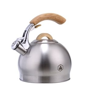 Fluitketel 3 L - Houten handvat - Voor alle soorten branden