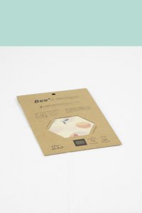 SET VAN 3 PAKKETTEN VAN BIOLOGISCH KATOEN EN PLANTAARDIGE WAS "VRUCHTEN"