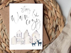 Christmas card "Scandinavian" 3