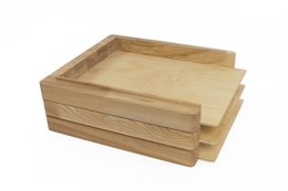 Plateau organisateur de papier, organisateur de bureau papier 3 plateaux