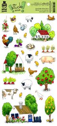 Foglio adesivo impermeabile trasparente - vita di campagna