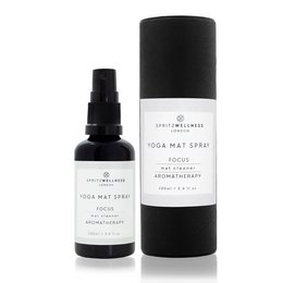 Yoga Mat Spray - FOCUS, a 50 ml or 100 ml room spray with a fresh, calming scent to enhance focus during yoga or meditation.