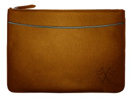 VUE LAC computertaske med frontlomme Sort, lavendelkant 38cm
