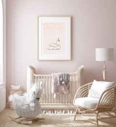Swan poster, ballet poster, ballerina poster, ballet print, ballet poster, girls room poster, girls nursery poster, pink girls room decor