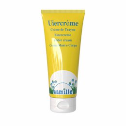 Camille Udder Cream Tube 60ml, a moisturizing cream for dry skin, made with natural ingredients.