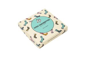 Socken-Geschenkbox I quadratisches Format, kleines Modell