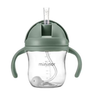 Straw Bottle Tritan 220ml Willow Green