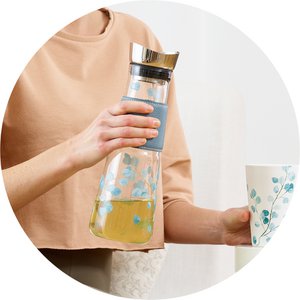 glass carafe EVE "Eucalyptus"