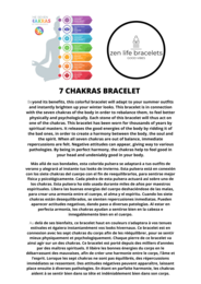 Armband mit 7 Chakren
