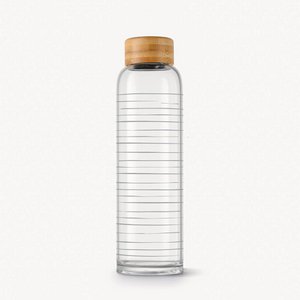 Glass drinking bottle - “Lineup” 0.6l by BELAMY