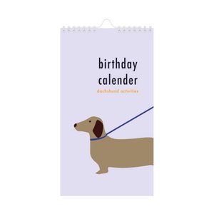 Birthday calendar birthday 'Dachshund'