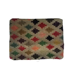 Kilim Ręcznie tkana poszewka na poduszkę z liści palmowych
