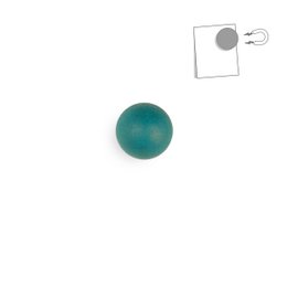 Petite boule magnétique en bois - couleur