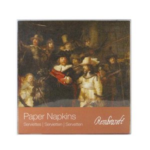 Papierservietten, Nachtwache, Rembrandt