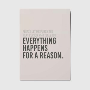 A reason - A6 Postkarte