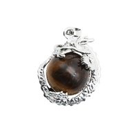 Tiger eye pendant - Dragon