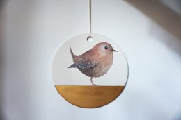 Wall sticker wren