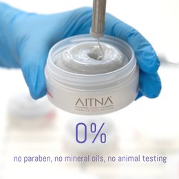 Aitna nærende anti-aging ANSIGTSCREMME NATURLIG KOSMETIK Aloe og vulkansk sand - Fremstillet i Italien, 50ml