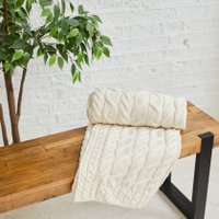 Silver Strand Supersoft Merino Aran Kabelwurf - Creme