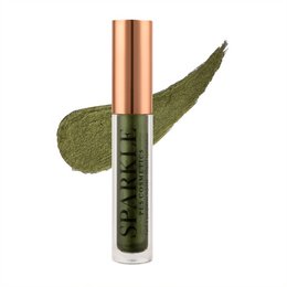 Vegan liquid eyeshadow in a shimmering green color. Provides vibrant, long-lasting eye makeup.