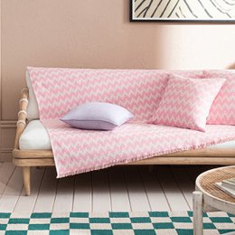 Überwurf GOFIS HOME Sommerwellen Gum Pink 466/ 23