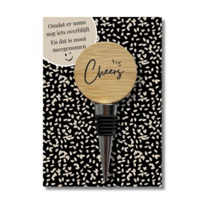 Flessen Stopper – Nog iets overblijft