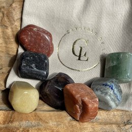 Chakra Meditation Stones - Small - Sack Stones - Trommel Stones - Gemstones