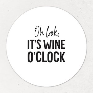 Magnet | Oh, schau, es ist Wein, das Uhr ist