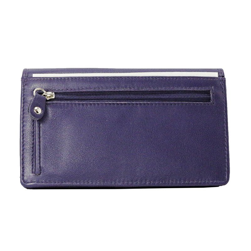 Cartera Mujer Piel Vaqueta - RFID Antideslizante - Cartera Mujer Ideal