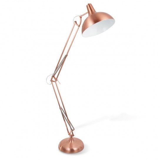 Furny vloerlamp classic koper