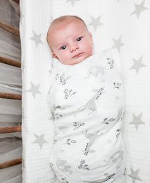 Lulujo Swaddle 120x120 - Afrika