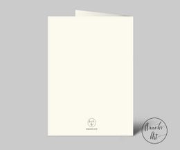 Christmas Card | a magical Christmas time | cozy house | Folded card
