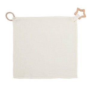 Cuddle cloth muslin Star Ivory