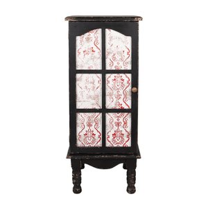 Opbergkast Zwart, Hout 46x42x111 cm