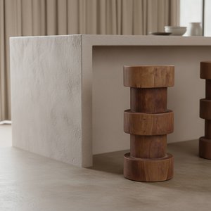 Forma barkruk Totoma naturel