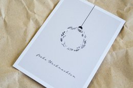 Postkort "Glædelig jul"