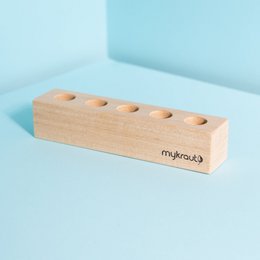 A set of 5 wooden blocks in a rectangular shape, suitable as a gift or decorative item.