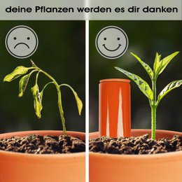 Terrakotta Bewässerungshilfe handgefertigt - 530 ml