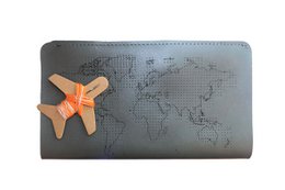 Cartera de viaje Stitch - Gris
