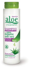 Aloe vera shampoo for normal hair, 250ml. Contains aloe vera extract to gently cleanse and nourish hair.
