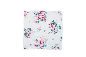 Napkin with lace Lisa flower 40x40 cm Isabelle Rose