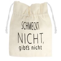 Beutel "schmeckt nicht..." 14x17 cm VE 12