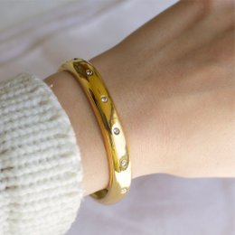 Ann - Bracciale Polsino Con Pietre