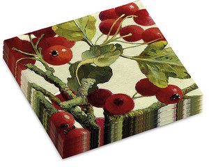 20 Napkins - Hawthorn berries, Henk Helmantel