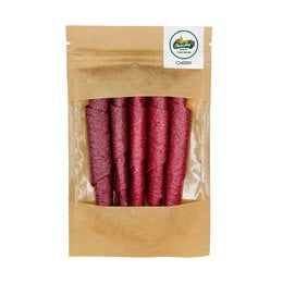 Cherry 50g fruit snack, a dried fruit mix with a deep red color and chewy texture.