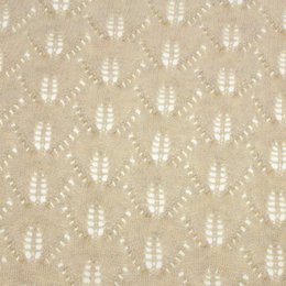 Coperta per bambini lavorata a maglia marrone 100% cotone