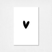 Mini kaartje | Hartje
