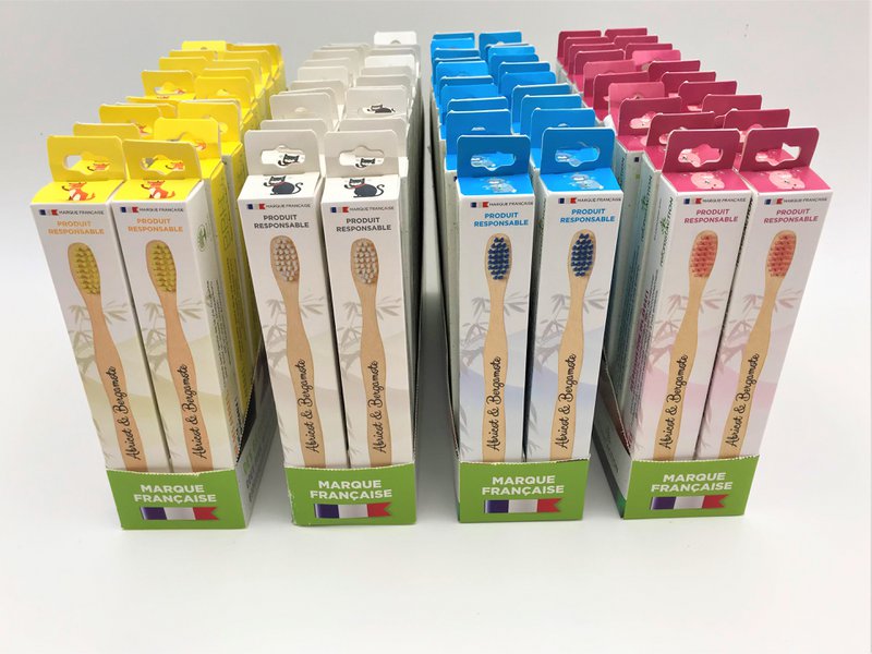 100% biodegradable bamboo toothbrush