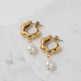 Barretta - Bridal Pearl Earrings