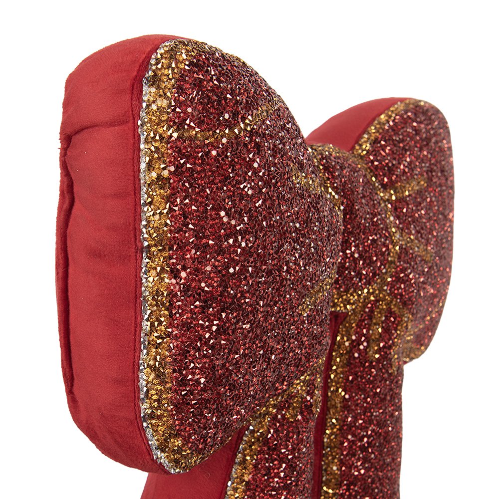 Sierkussen 38x40x4 cm Rood Polyester